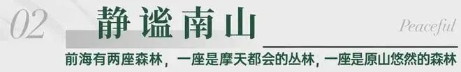 金沙威尼斯欢乐娱人城✦深圳官方网站观山海家园官方售楼处发布@观山海家园售楼官方(图13)